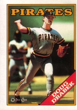 1988 O-Pee-Chee Baseball Cards 143     Doug Drabek